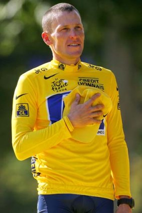 Disgraced ... Lance Armstrong.