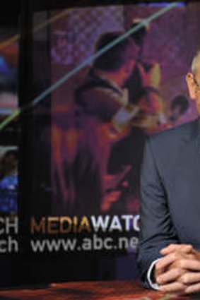 'Media Watch' presenter Jonathan Holmes.