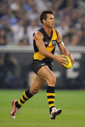 Ben Cousins on the field for Richmond.