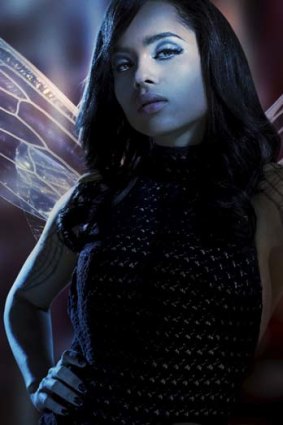 Fly away ... Angel Salvadore (Zoe Kravitz) takes flight in X-Men: First Class.