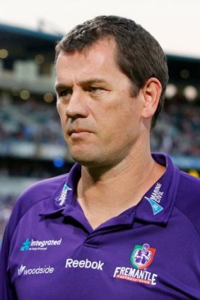 Former Fremantle coach Mark Harvey.