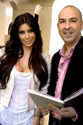 Close bond ... Kim Kardashian and Bruno Schiavi.