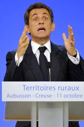 French President Nicolas Sarkozy ... many say he is history thanks to a series of political scandals.