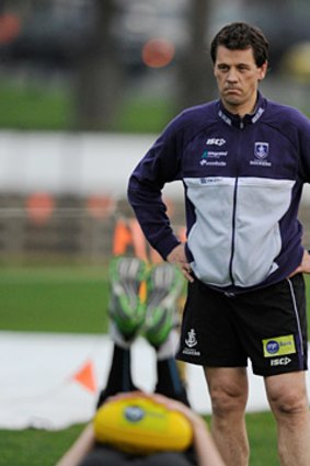 Mark Harvey has coached the Fremantle Dockers since midway through the 2007 season.