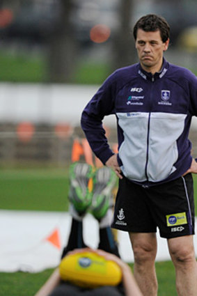 Mark Harvey has coached the Fremantle Dockers since midway through the 2007 season.