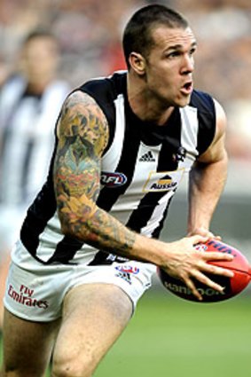 Collingwood ball magnet Dane Swan … will he be rested before the finals?
