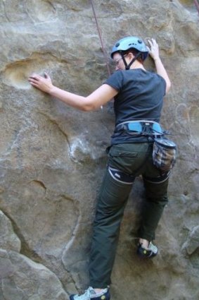 Rock climbing: Adrianne Wadewitz