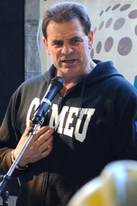 CFMEU assistant state secretary John Setka denies any wrongdoing.