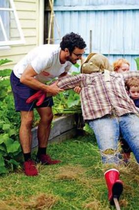 Veggie Patch Co host a scarecrow-making workshop at the rooftop car park of Federation Square tomorrow.