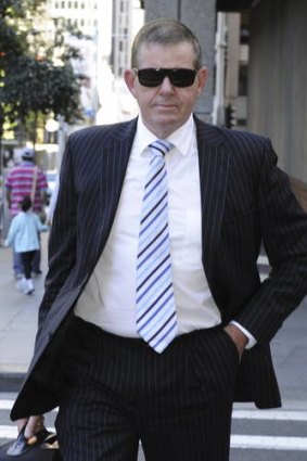 ''Incredibly distraught'' ... Peter Slipper arrives at court this week.