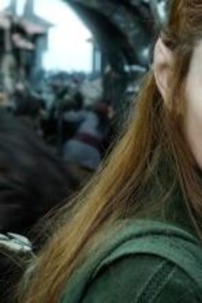 Evangeline Lilly as Tauriel.