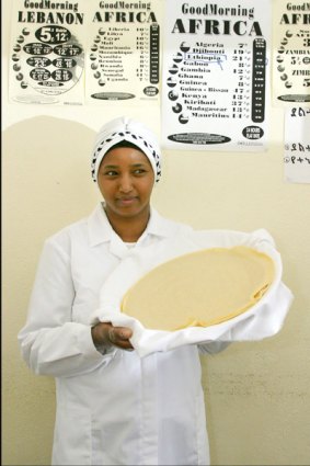 Injera bread is an Ethiopian staple.