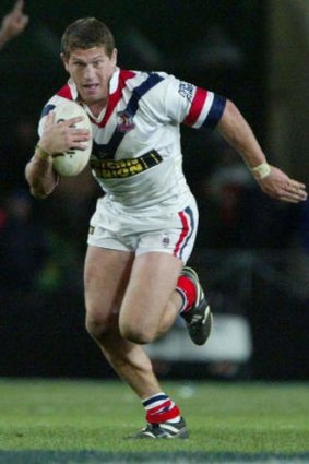 Bryan Fletcher with the Roosters in 2001.