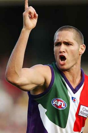 Des Headland in 2003 when he played for the Fremantle Dockers.