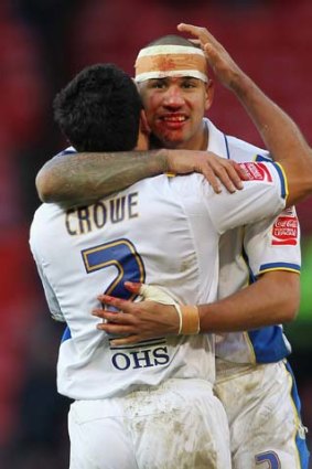 Patrick Kisnorbo at the end of the FA Cup.