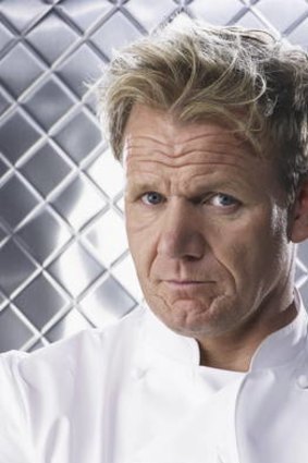 Guest chef Gordon Ramsay.