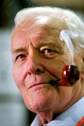 Widely respected: Tony Benn at a gathering of the Trade Union Congress in 2003.