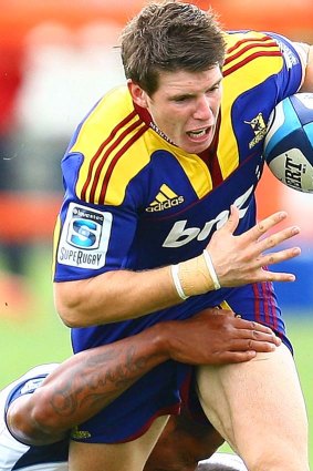 Flyhalf Colin Slade will make his debut for the Highlanders.