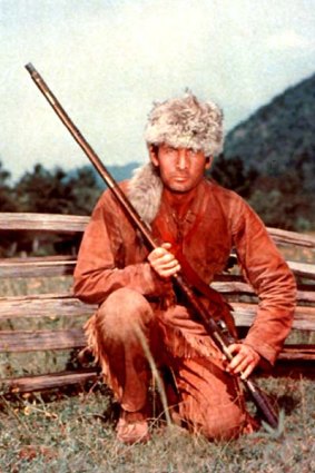 Fess Parker is shown as Davy Crockett.