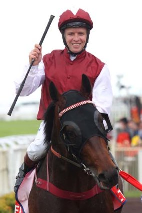 Kerrin McEvoy on Epaulette during the Brisbane racing carnival in May this year.