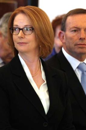 PolitiFact targets: Julia Gillard and Tony Abbott.