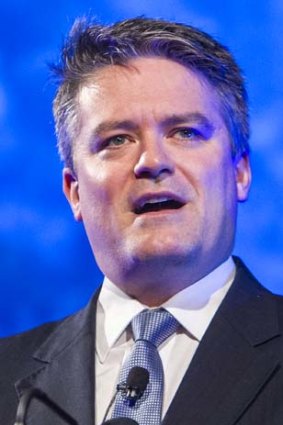 Declined to give details: Finance Minister Mathias Cormann.