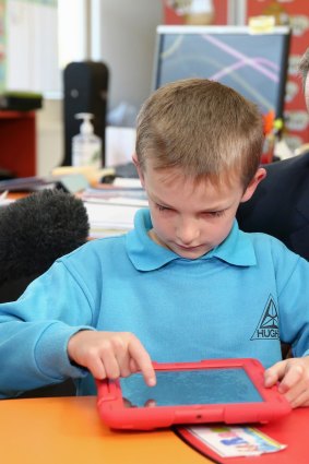 Tapping into the future: Opposition Leader Bill Shorten is arguing all school children need to learn computer coding. 