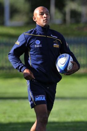 Brumbies consultant coach George Gregan at training this year.