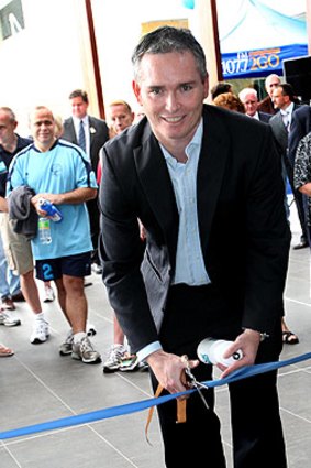 Craig Thomson at an opening in his electorate last year. 
