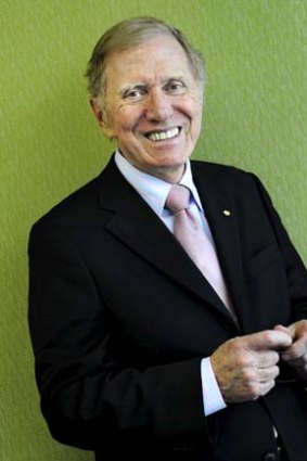Soft side: Michael Kirby is a supporter of Voiceless.