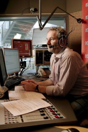 Wireless affection: Radio apps are giving presenters such as 774 ABC's Jon Faine a wider audience.
