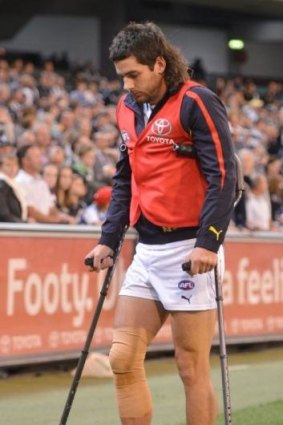 Taylor Walker needed a knee reconstruction after injuring himself early in season 2013.