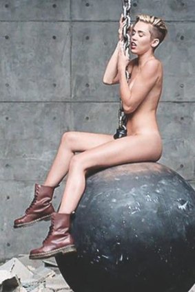 Miley Cyrus had caused an uproar with her <i>Wrecking Ball</i> video.