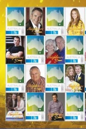 Australia Post's special philatelic issue for the 30th anniversary of Neighbours.