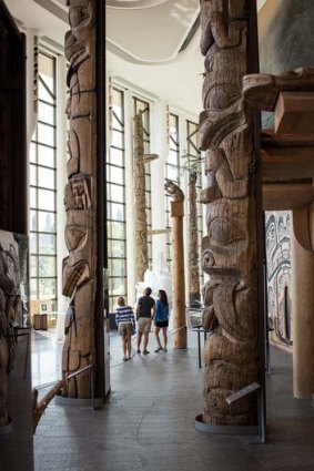 Totems at the Canadian Museum of Civilisation.