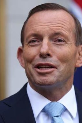 Wanting the private sector to bear the cost: Prime Minister Tony Abbott.
