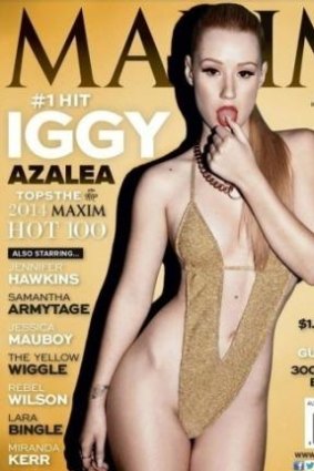 Iggy Azalea on the cover of Maxim.