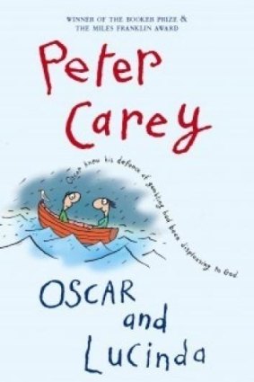 Michael Leunig's illustration appears on the cover of <i>Oscar and Lucinda</i>, by Peter Carey