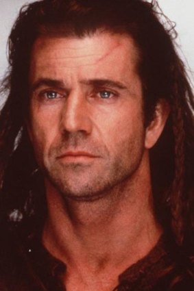 <i>Braveheart</i> .. Mel Gibson.
