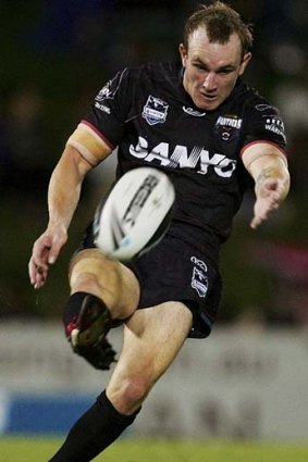 In tremendous form, Luke Walsh of the Panthers.