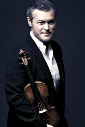Off his game: Acclaimed violinist Vadim Repin failed to impress at the Concert Hall. 
