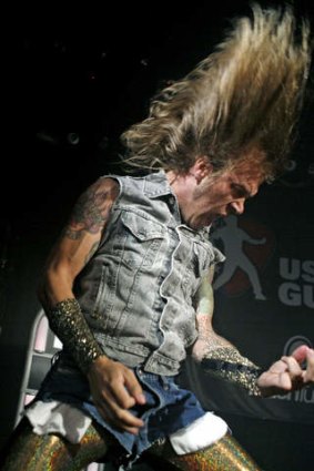 You're covered: air guitar.