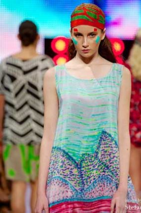Vibrant and colourful style was in at Fashion Central.