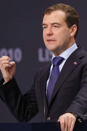 Dmitri Medvedev ... praised new US stance on missiles.