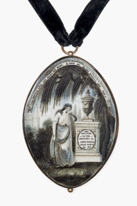 English mourning pendant, 1793.