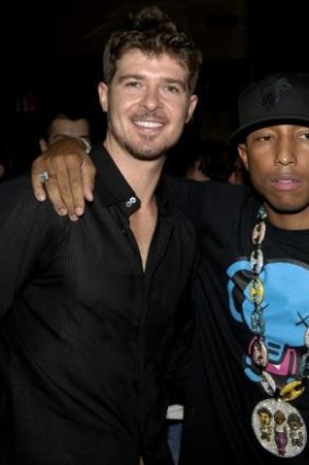 Copy-cats: A jury says singers Pharrell Williams (right) and Robin Thicke copied a Marvin Gaye song to create <i>Blurred Lines</i>.