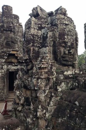 Boredom-free zone: The giant faces of the Bayon Temple.