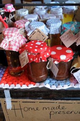 Homemade preserves at Lady Bower Kitchen.