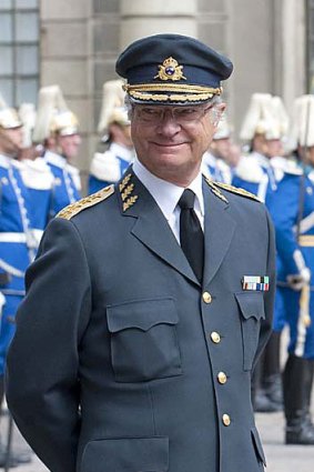 King Carl XVI Gustaf.