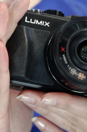 Panasonic Lumix GX1 digital camera.